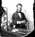 Self-portrait, Professor John Smith in a laboratory.